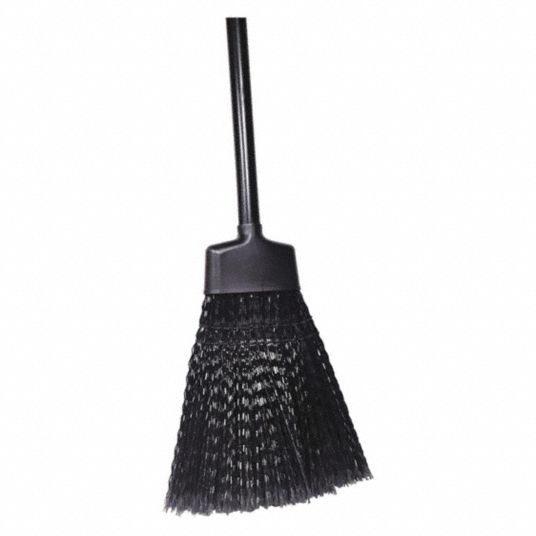 Executive Series™ Angle Broom, Aluminium Handle, Black