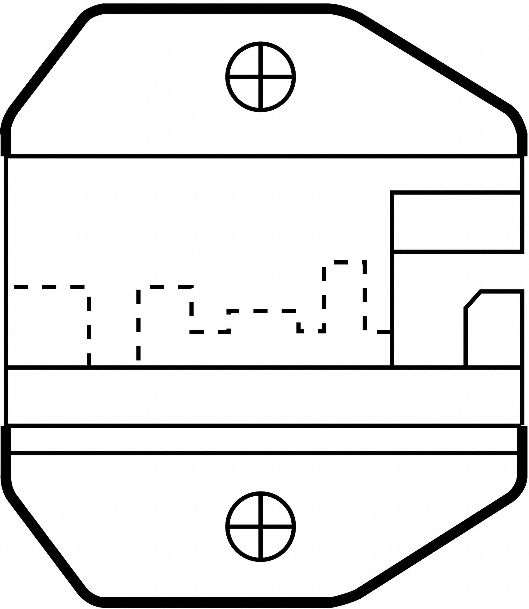 REMPLACE MATRICE POUR RJ45