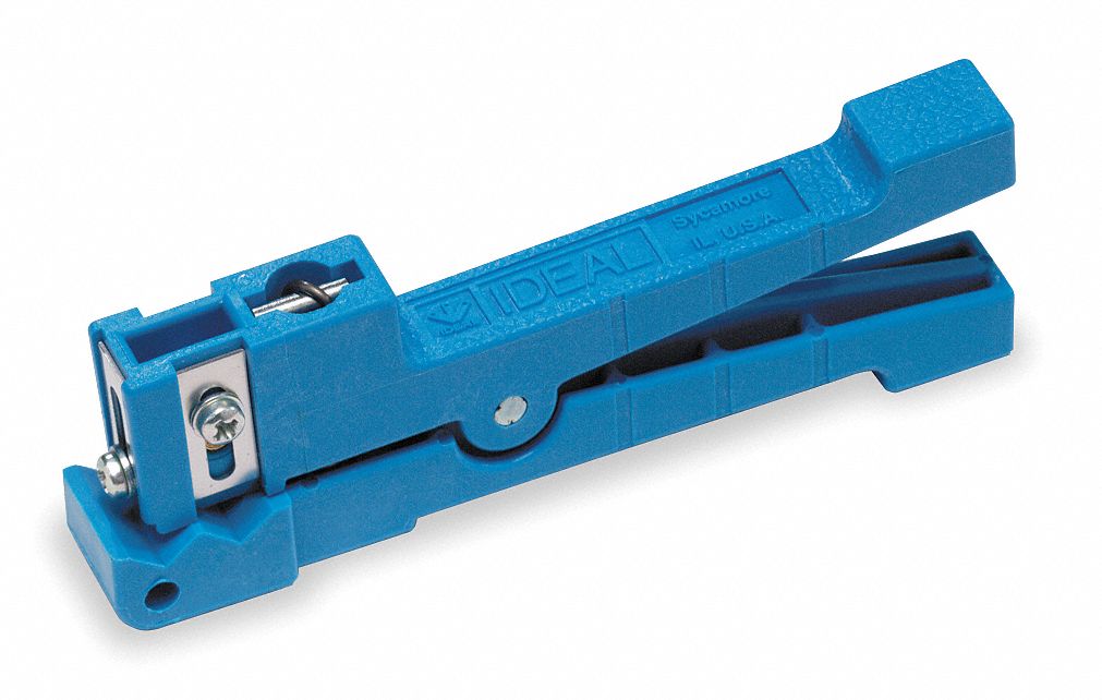 CABLE STRIPPER, ⅛ TO¼ IN, FOR RG-58 CABLE DESIGNATION, 3½ IN OVERALL L, ROUNDED EDGE BLADE