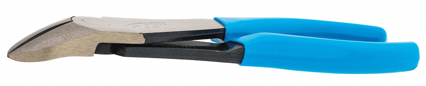 Diagonal Cutting Plier: Std, Angled, Oval, 1 in Jaw Lg, 1 1/8 in Jaw Wd, 7 3/4 in Overall Lg