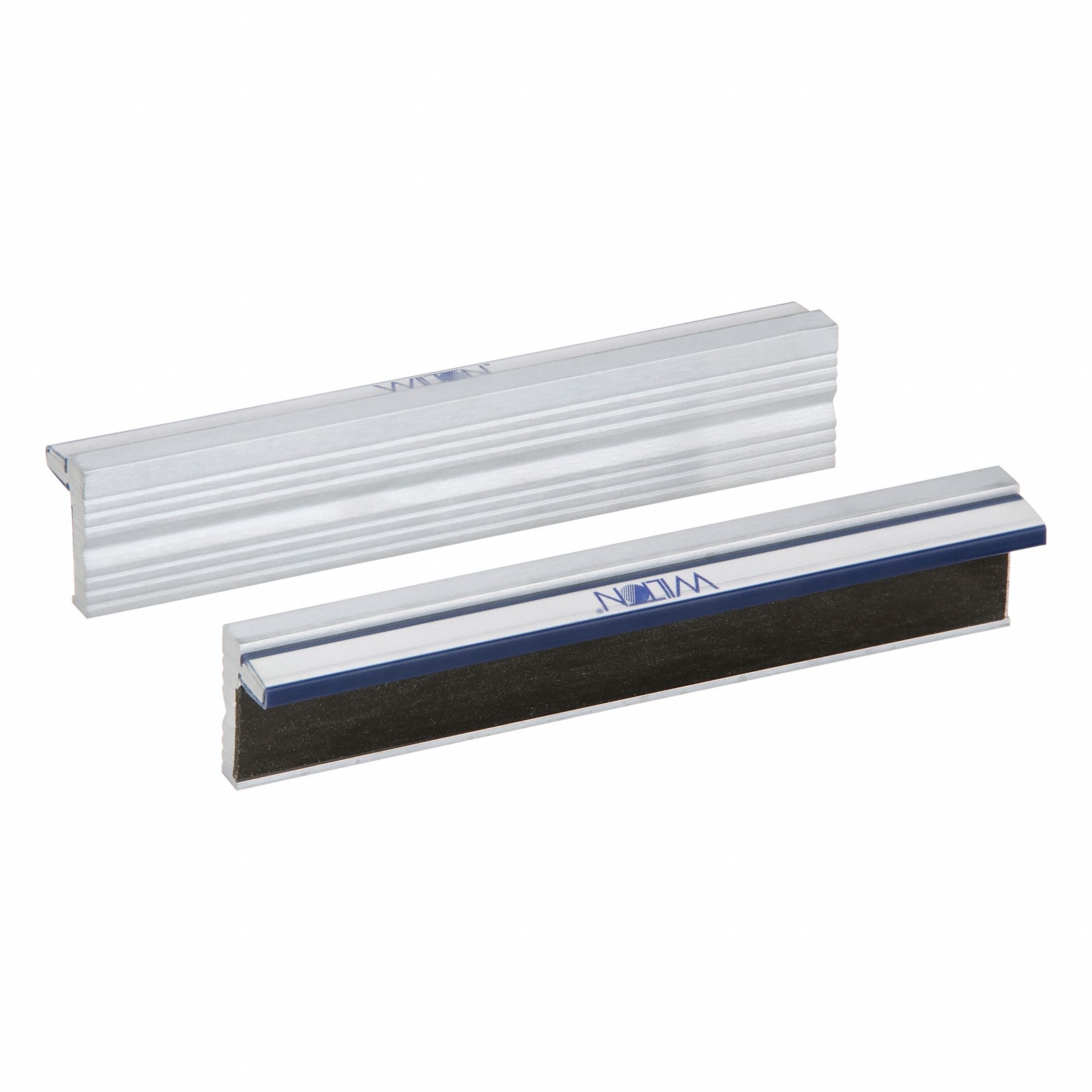 Magnetic Jaw Cap: Aluminum, For 6 1/2 in Vise Jaw Wd, 6 1/2 in Jaw Cap Wd, Any Vise Type