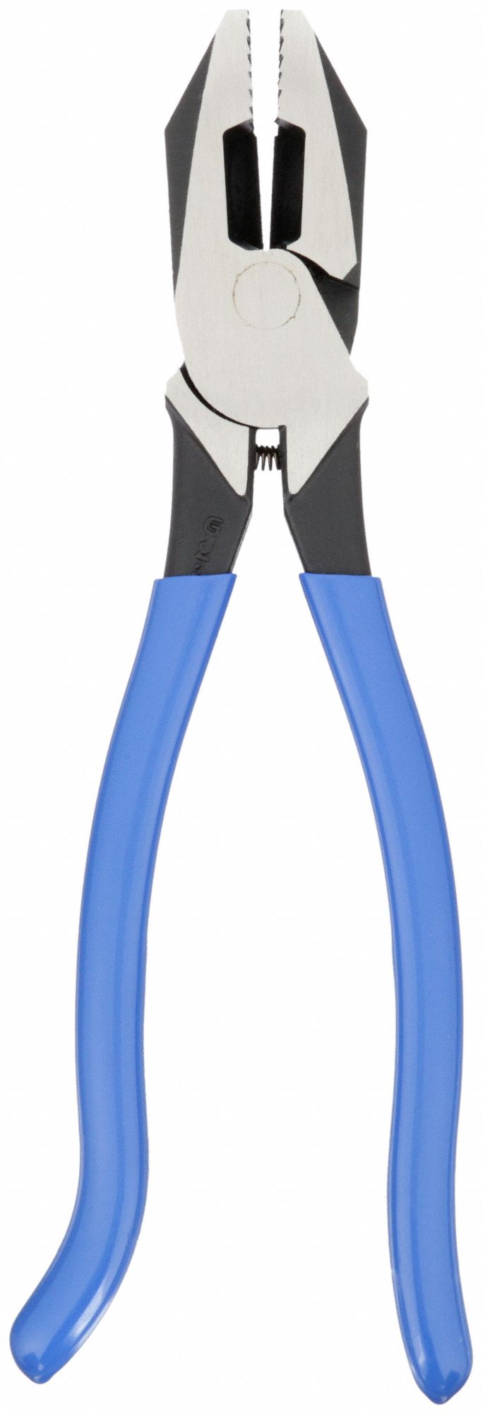 IRON WORKERS PLIER, FLAT, 9⅜ IN OVERALL L, 1⅝ IN JAW L, 1¼ IN JAW W, ⅝ IN JAW THICK