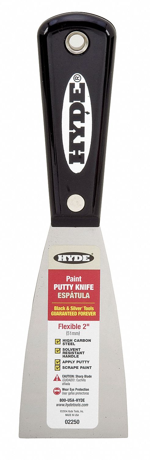 Putty Knife Straight Carbon Steel 2 W