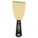 SCRAPER, BRASS BLADE, NYLON HANDLE, STIFF, BENT BLADE, 7 3/4 IN OVERALL L
