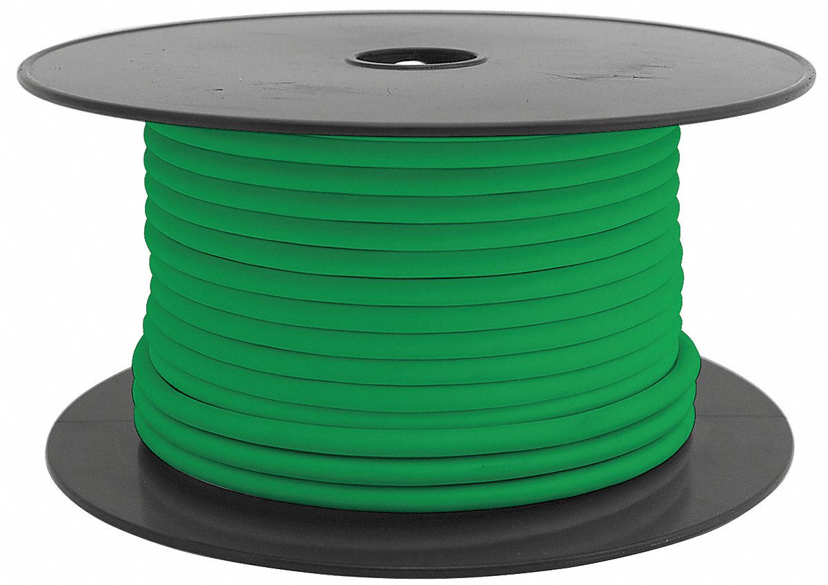 Hardware Green PVC Insulation 18GA Electrical wire 100Feet Packaging