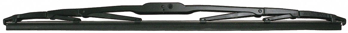 Wiper Blade: 18 in, 31, 3/16 in Side Lock, Bayonet/9x3 Hook, Adapter Included, Kwik Connect Adapter