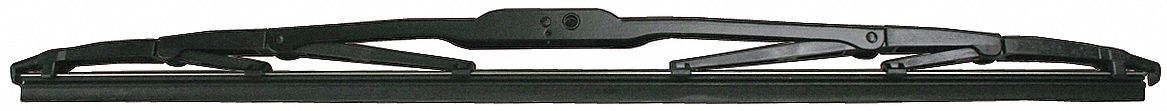 Wiper Blade,  Conventional Blade Type,  22 in,  Rubber Blade Material,  Front