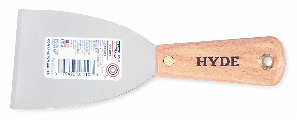 Scraper Straight Carbon Steel 3 W