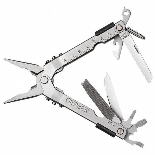 GERBER, Multi-Tool Plier, 14 Tools, Multi-Tool - 6FZL8