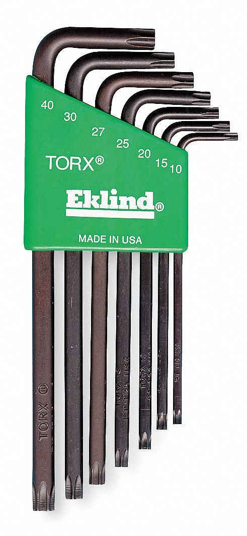 ENS 7 CLES TORX EN FORME DE L