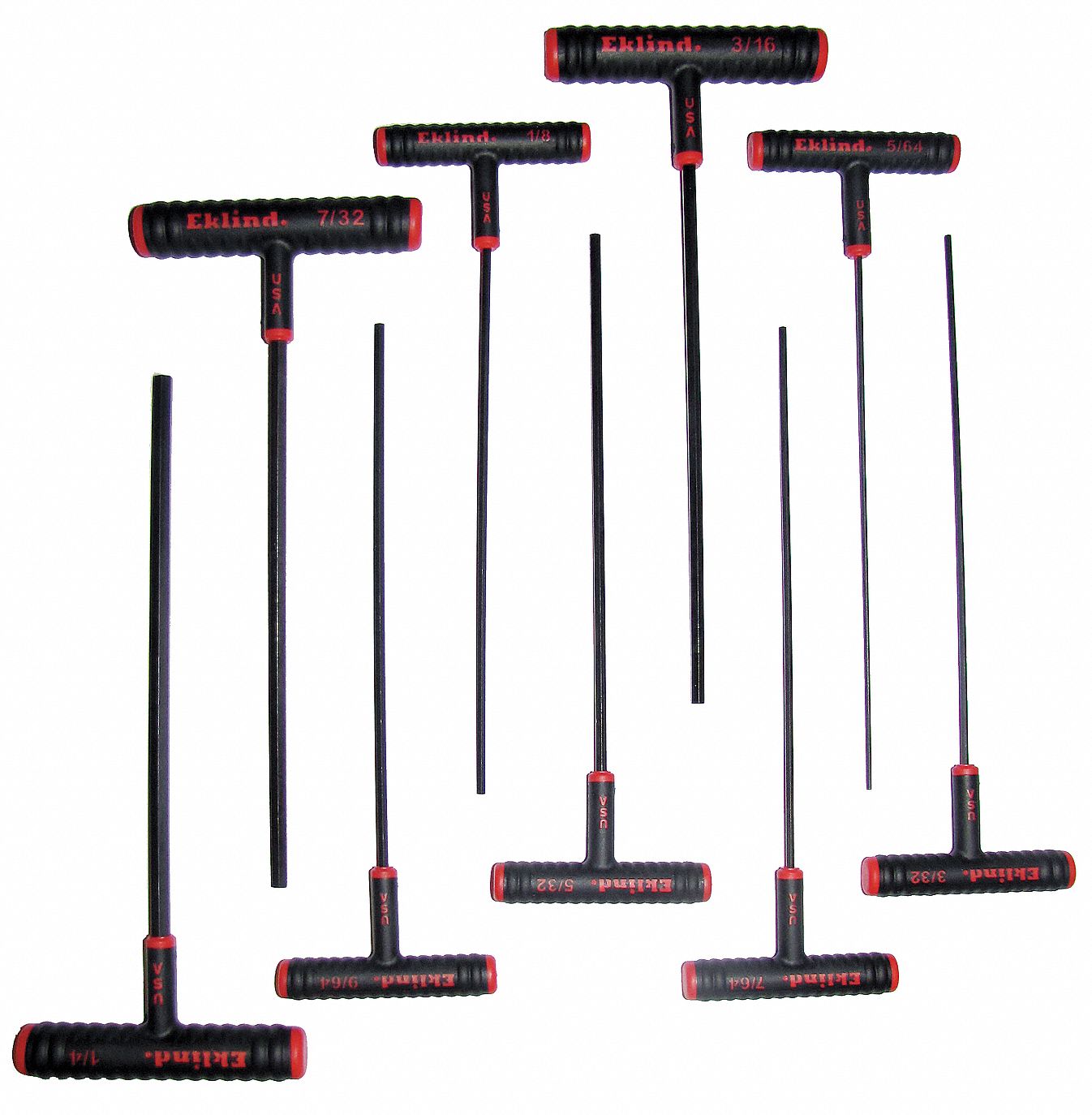 EKLIND, SAE, Extra Long, Hex Key Set 5LM9160909 Grainger