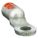 ONE-HOLE LUG COMPRESSION CONNECTOR, LOCKING LUG, CRIMP, COPPER, 2/0 GA, ORANGE, STRAIGHT