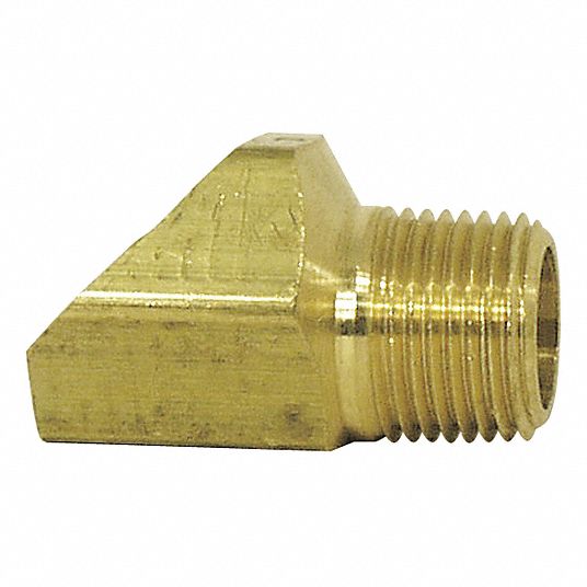 PARKER Male Elbow, 45 Degrees, Flare x MNPS Connection Type, 3/16 in