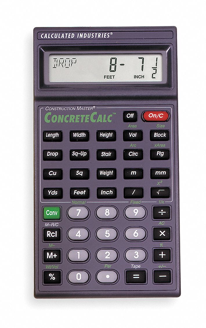 Concrete Calc - Grainger
