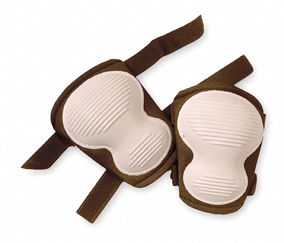 Nonmarring 1Strap Knee Pads, Black, Universal Grainger