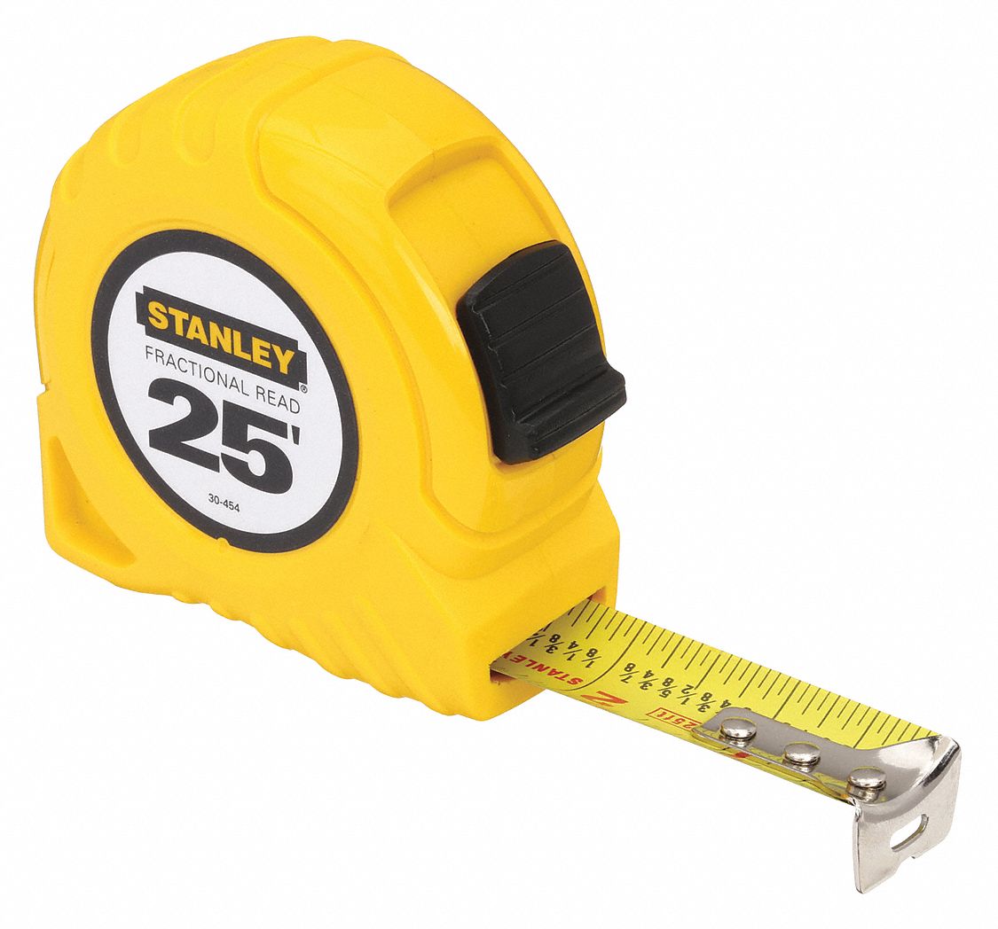 25 FT x 1 Tape Measure, Metric and SAE Power