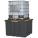 IBC CONTAINMENT UNIT, FOR 1 IBC, 55 X 55 X 37½ IN, BLACK