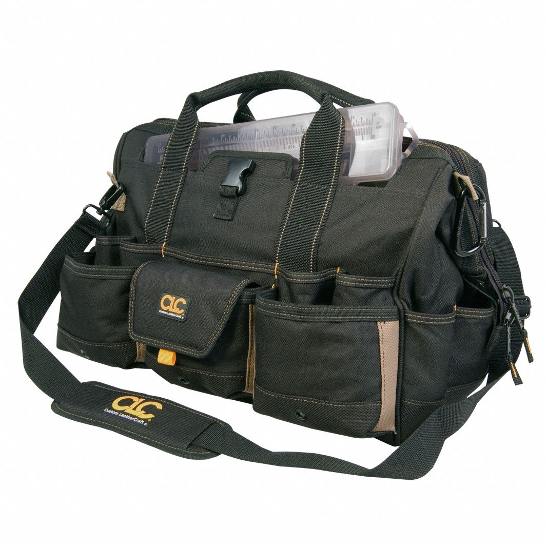 Clc Tool Bag Polyester 37 Pockets 18 In Overall Wd 10 In Overall Dp