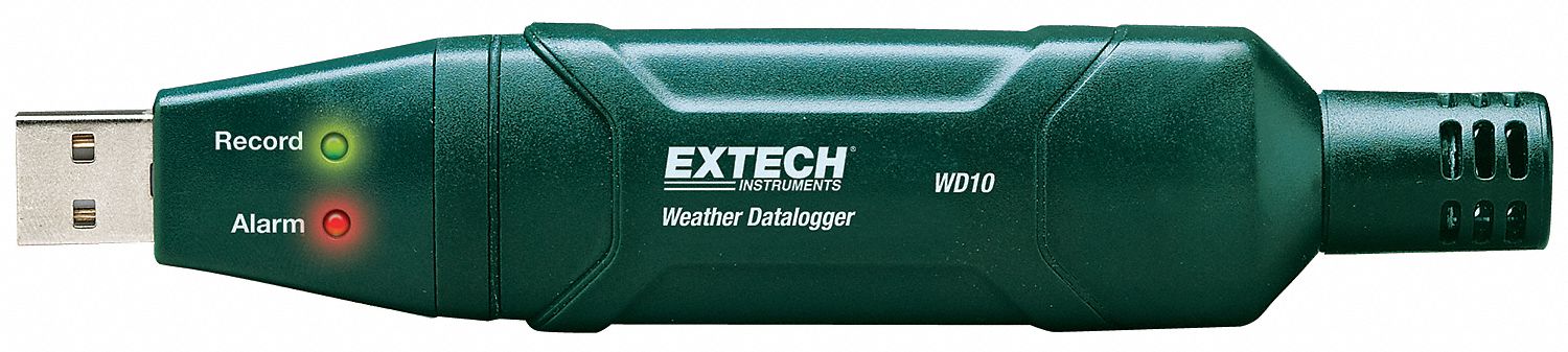 EXTECH Data Logger, Humidity, Temp, Pressure - 5LUU1|RHT50 - Grainger