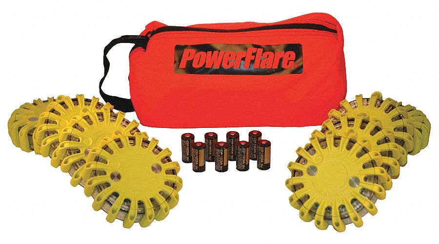POWERFLARE, Red, LED Road Flare - 5LUZ5