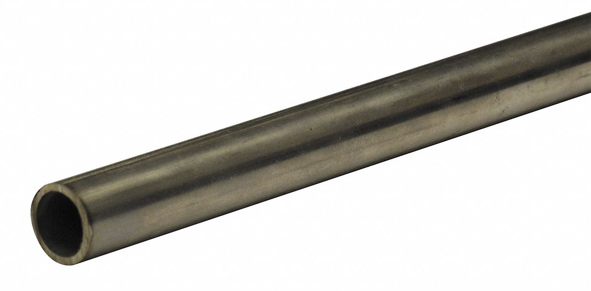 TUBING: SEAMLESS, 316 STAINLESS STEEL, ¼ IN OUTSIDE DIAMETER, 0.218 IN INSIDE DIAMETER, 6 FT L