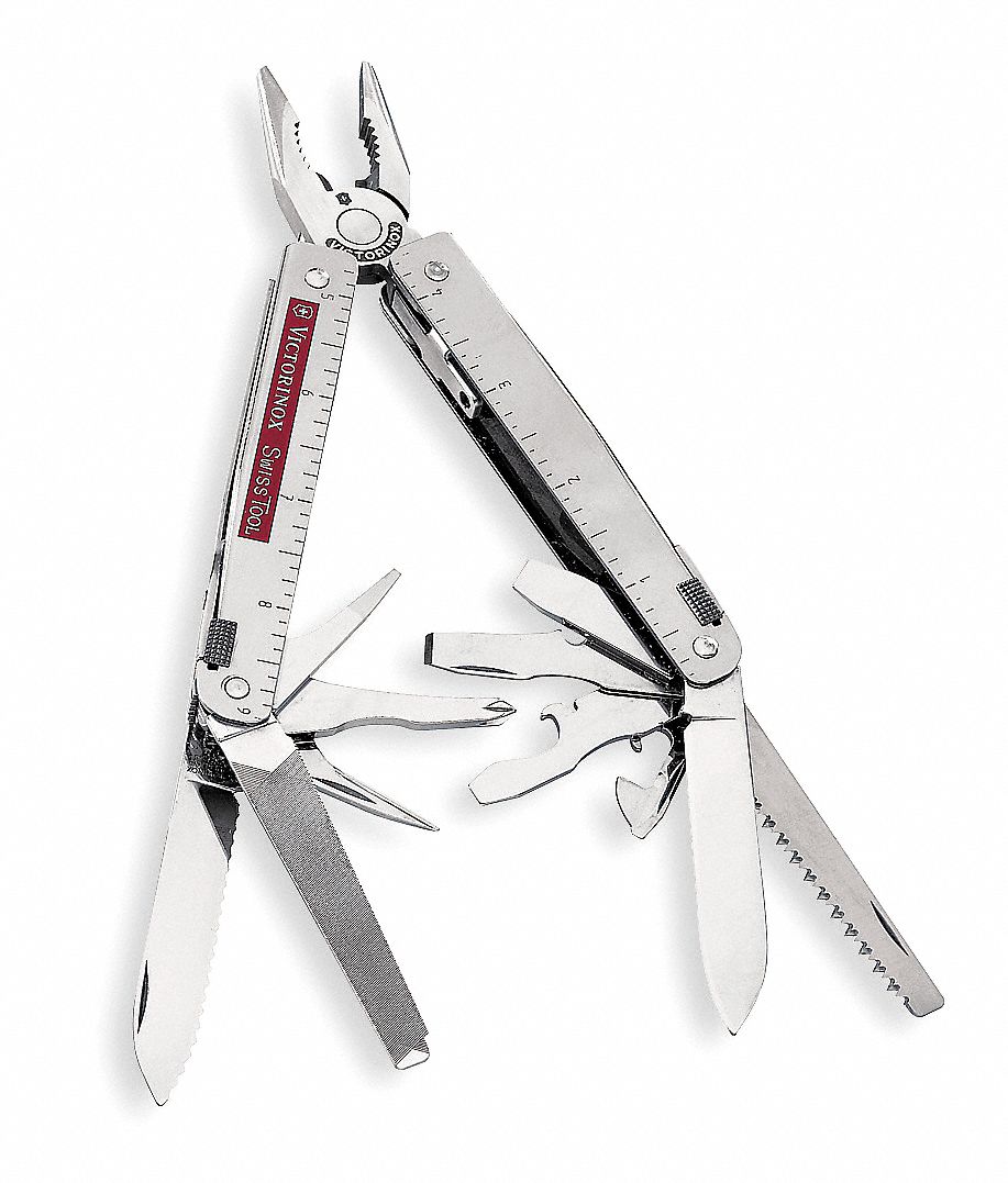 VICTORINOX SWISS ARMY Multi Tool Multi Tool Plier 12 Tools 27 Functions 4 1 2 in Closed Lg