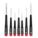 PRECISION SCREWDRIVER SET, 7 PIECES, PHILLIPS/SLOTTED TIP, ERGONOMIC GRIP