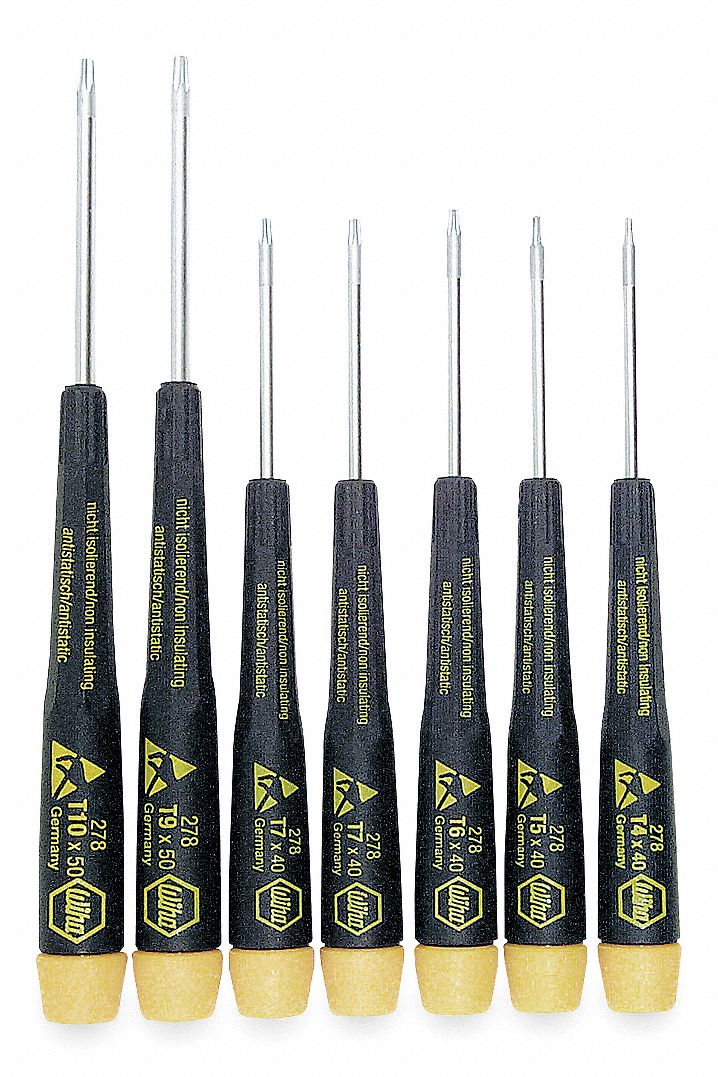 5LW82 - ESD Prec. Screwdriver Set Torx(R) 7 pcs.