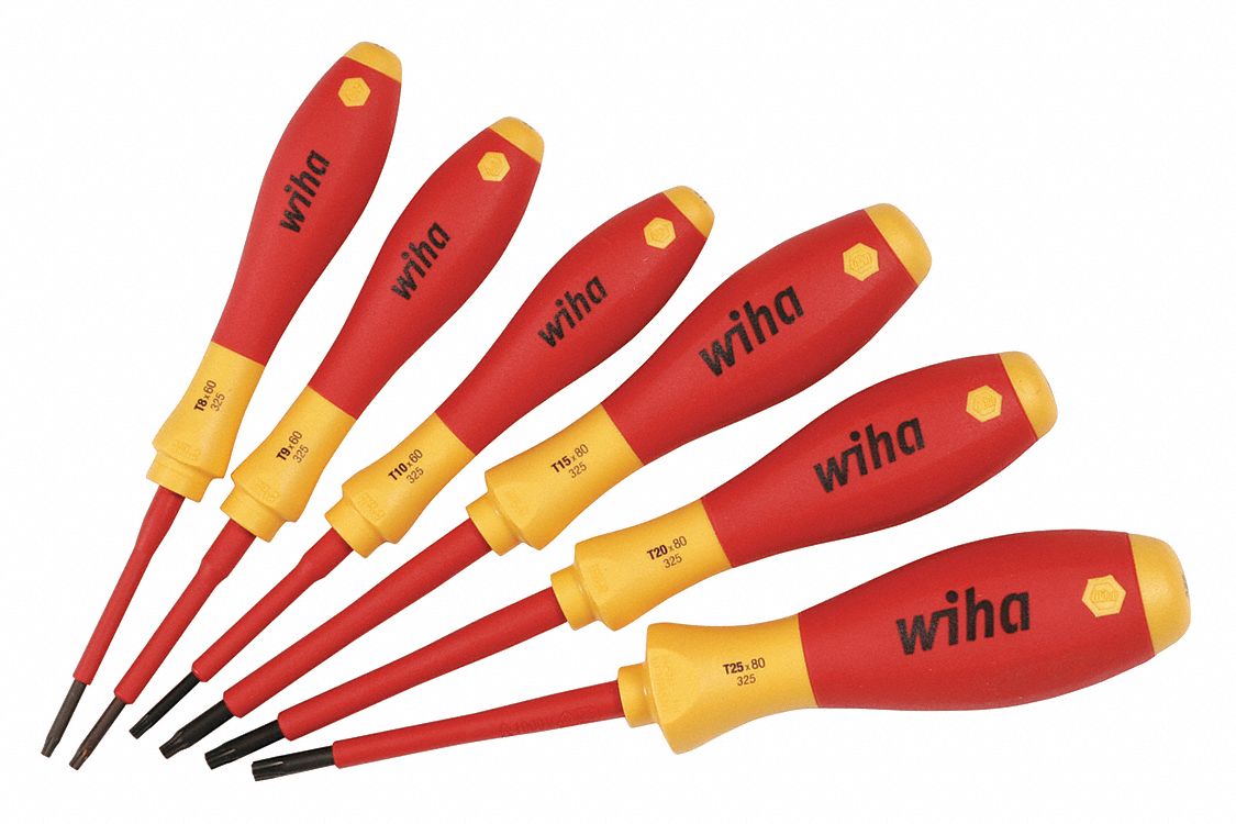 WIHA TOOLS Juego de Desarmadores Aislados, Estilo de Punta ...