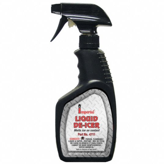 Windshield DeIcer, 16 oz, Spray Bottle, DeIcer, PK 12 Grainger