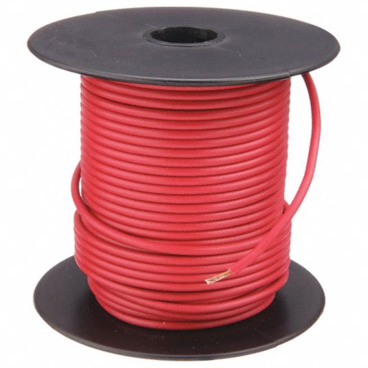 Coleman Cable 55667423 100 ft. 18 Gauge Primary Wire - Red