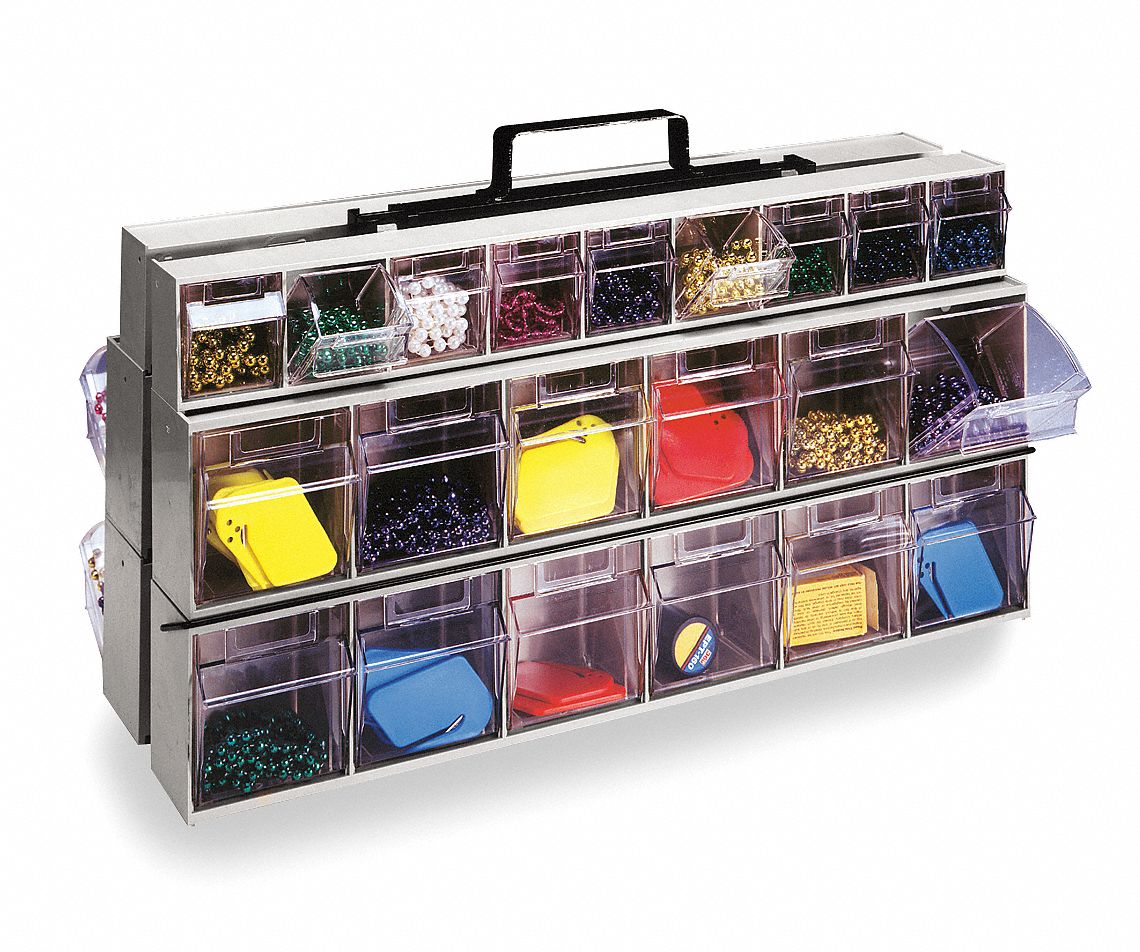 QUANTUM STORAGE SYSTEMS Double Sided Tip Out Bin Rack, Number of ...