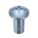 BARREL BOLT, #10-24 THREAD SIZE, ½ IN BARREL L, ¼ IN BARREL DIA, STEEL, ZINC PLATED, 50 PK