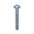 BARREL BOLT, #10-24 THREAD SIZE, 2 IN BARREL L, ¼ IN BARREL DIA, STEEL, ZINC PLATED, 50 PK