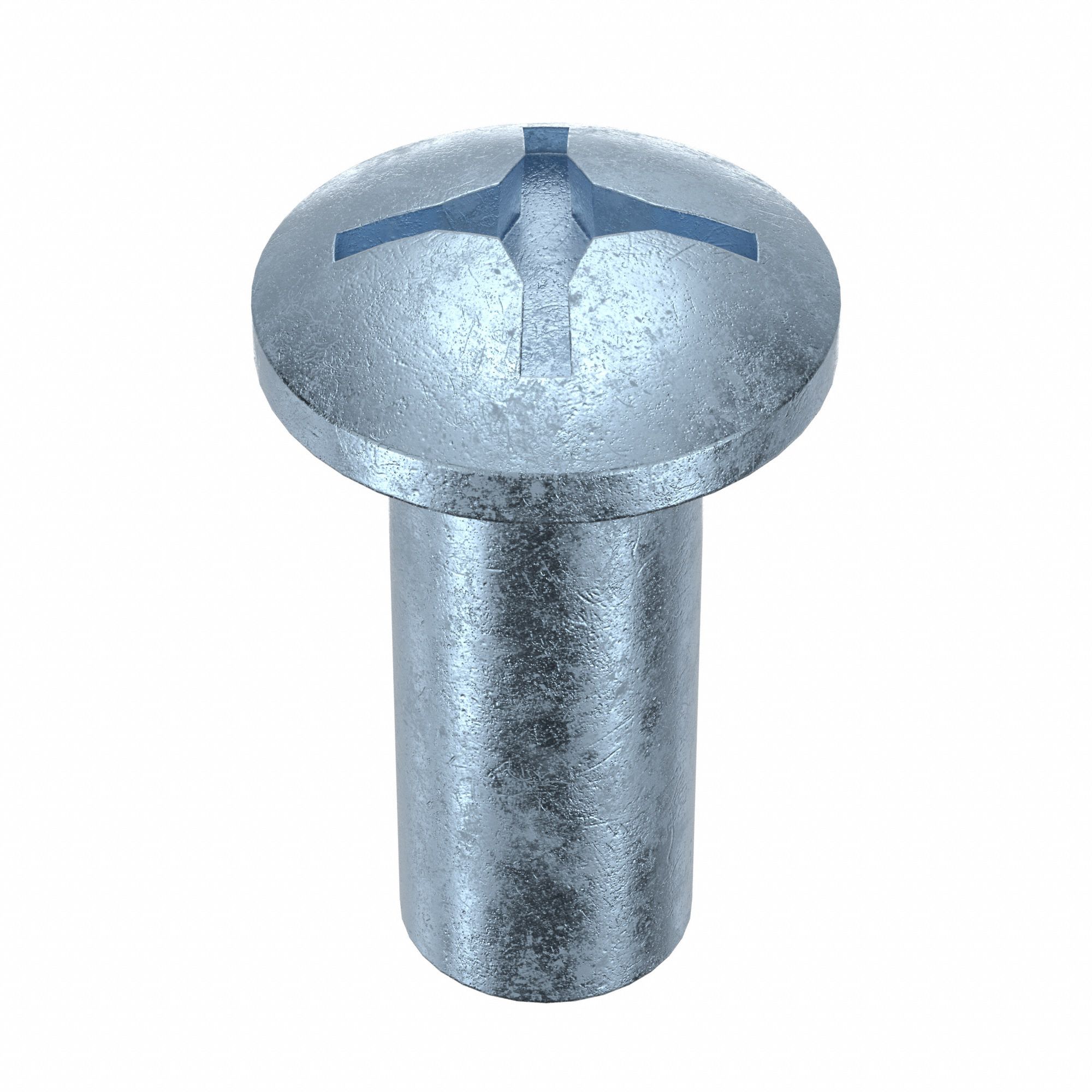 Female Binding Barrel: 1/4"-20 Thread Size, Truss Brl Hd, Combo Slotted/Phillips, Steel, 25 PK