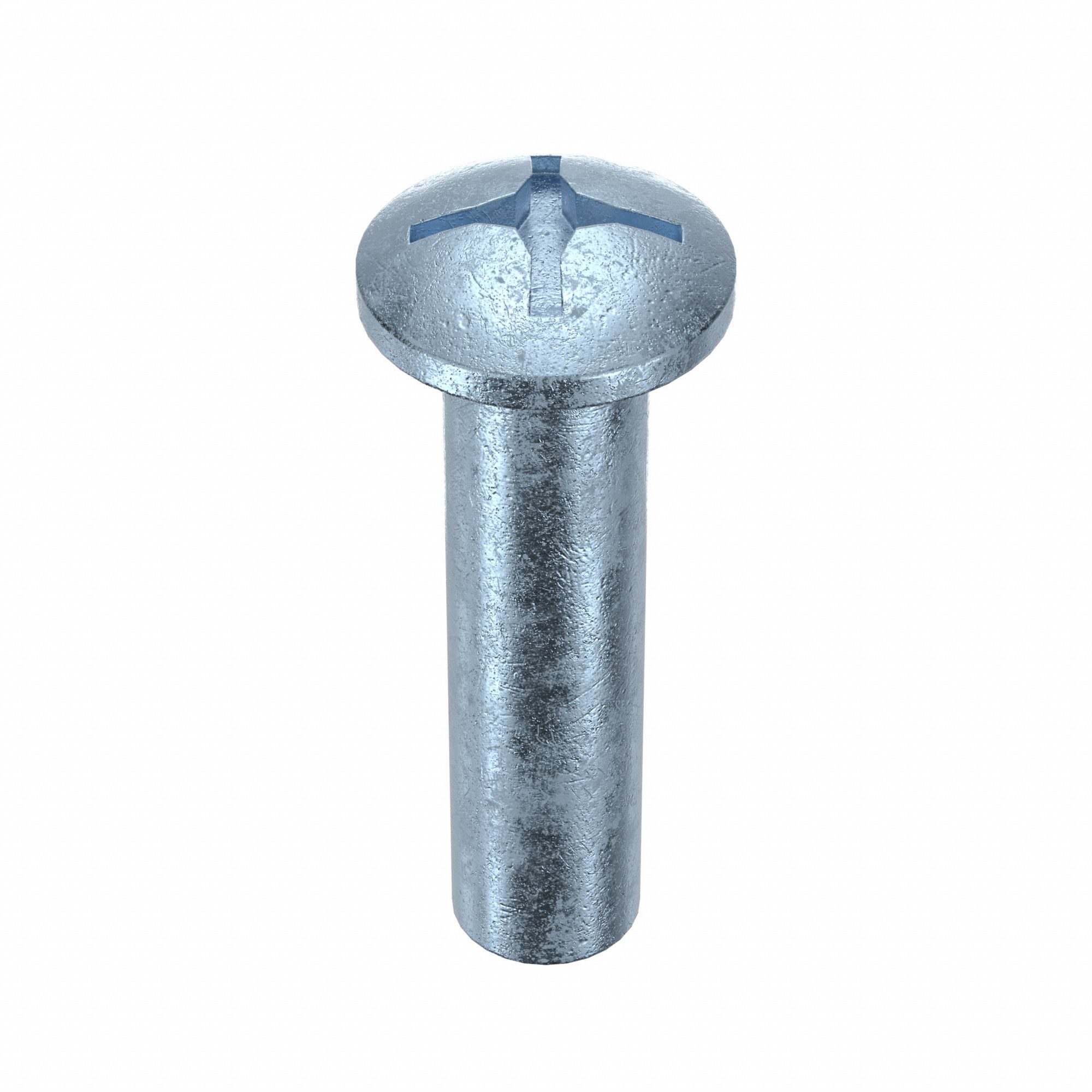 BARREL BOLT, ¼"-20 THREAD SIZE, 1¼ IN BARREL L, 5/16 IN BARREL DIA, STEEL, ZINC PLATED, 25 PK