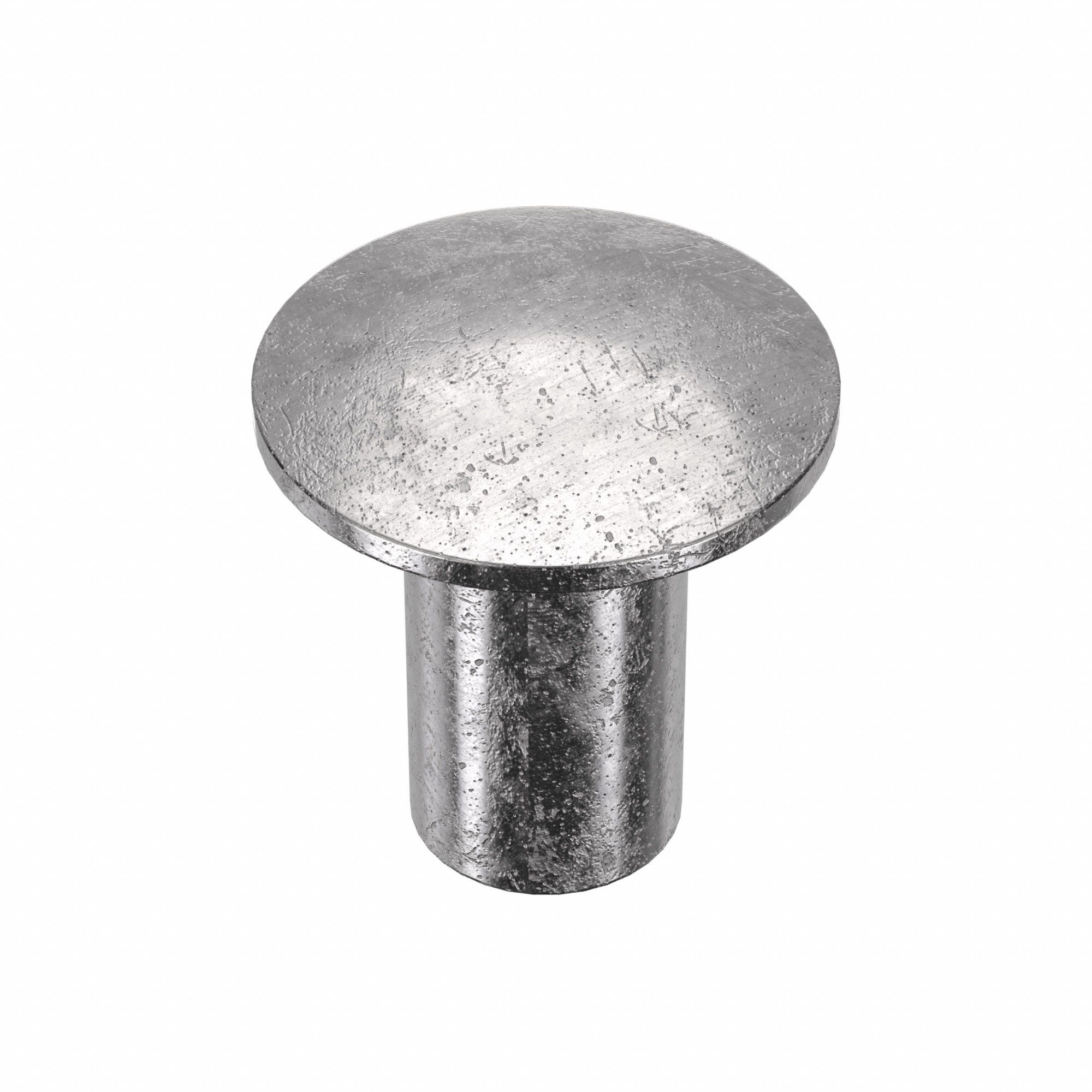 Female Binding Barrel: #10-24 Thread Size, Truss Brl Hd, Slotted, 1/4 in Brl Lg, Plain, 5 PK