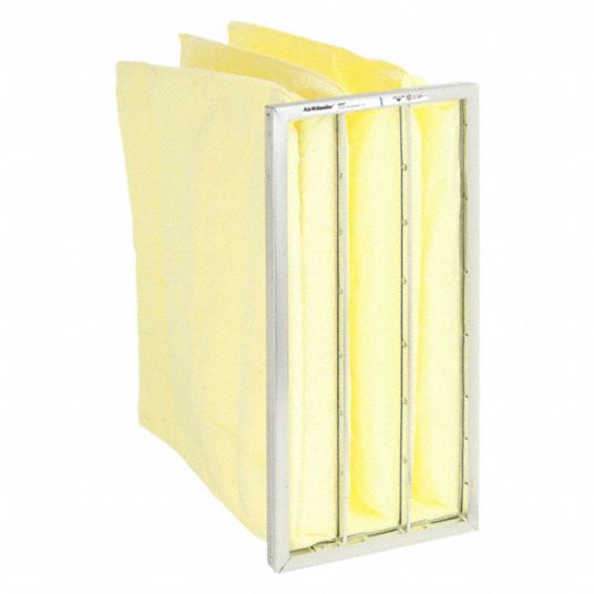 24x12x22 Nominal Filter Size, Yellow, Pocket Air Filter 5M3675M367 Grainger
