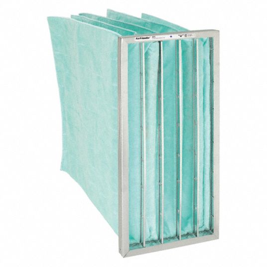 24x12x22 Nominal Filter Size, Orange, Pocket Air Filter 5M3925M392 Grainger