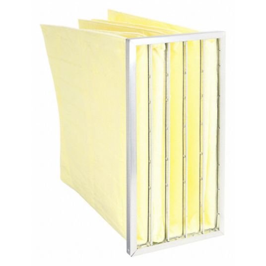 24x12x22 Nominal Filter Size, Yellow, Pocket Air Filter 5M4015M401 Grainger