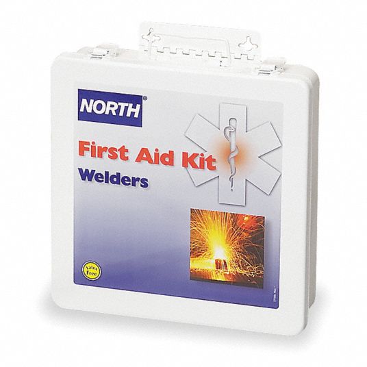 HONEYWELL NORTH First Aid Kit, Kit, Steel, Workplace, 5 People Served per Kit 5M580019736