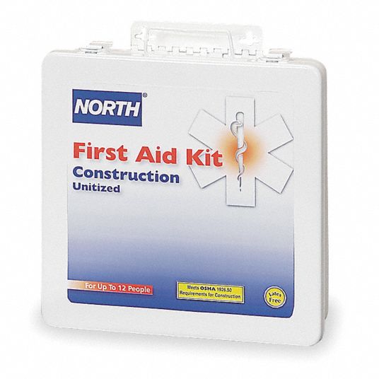 HONEYWELL NORTH First Aid Kit, Kit, Steel, Workplace, 12 People Served per Kit 5M584019731