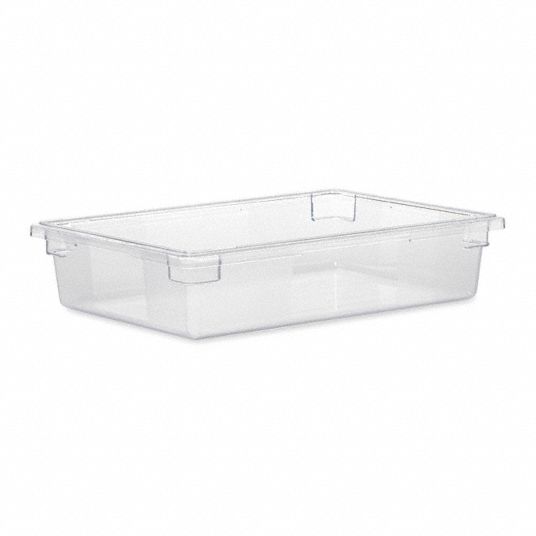 Rubbermaid 6 Qt. Clear Square Polycarbonate Food Storage