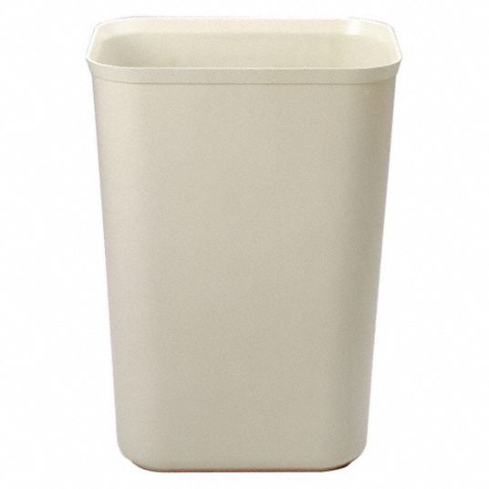 Commercial trash can Rubbermaid wastebasket rectangle