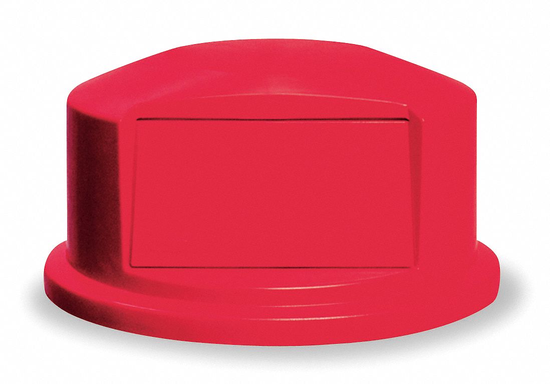5M770 - D1932 Trash Can Top Dome Swing Closure Red