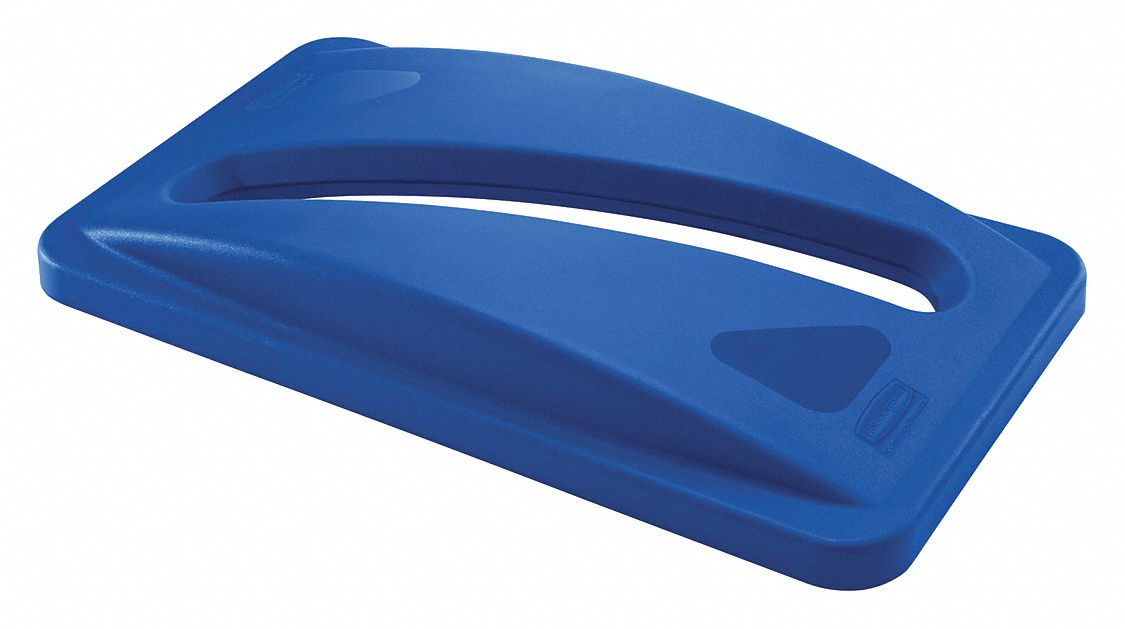 PAPER SLOT RECYCLING TOP,PLASTIC,BLUE