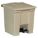 STEP ON TRASH CAN,RECTANGULAR,8 GAL.