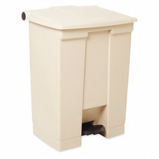 Rubbermaid Commercial Products 18-Gallons Brown Plastic Commercial