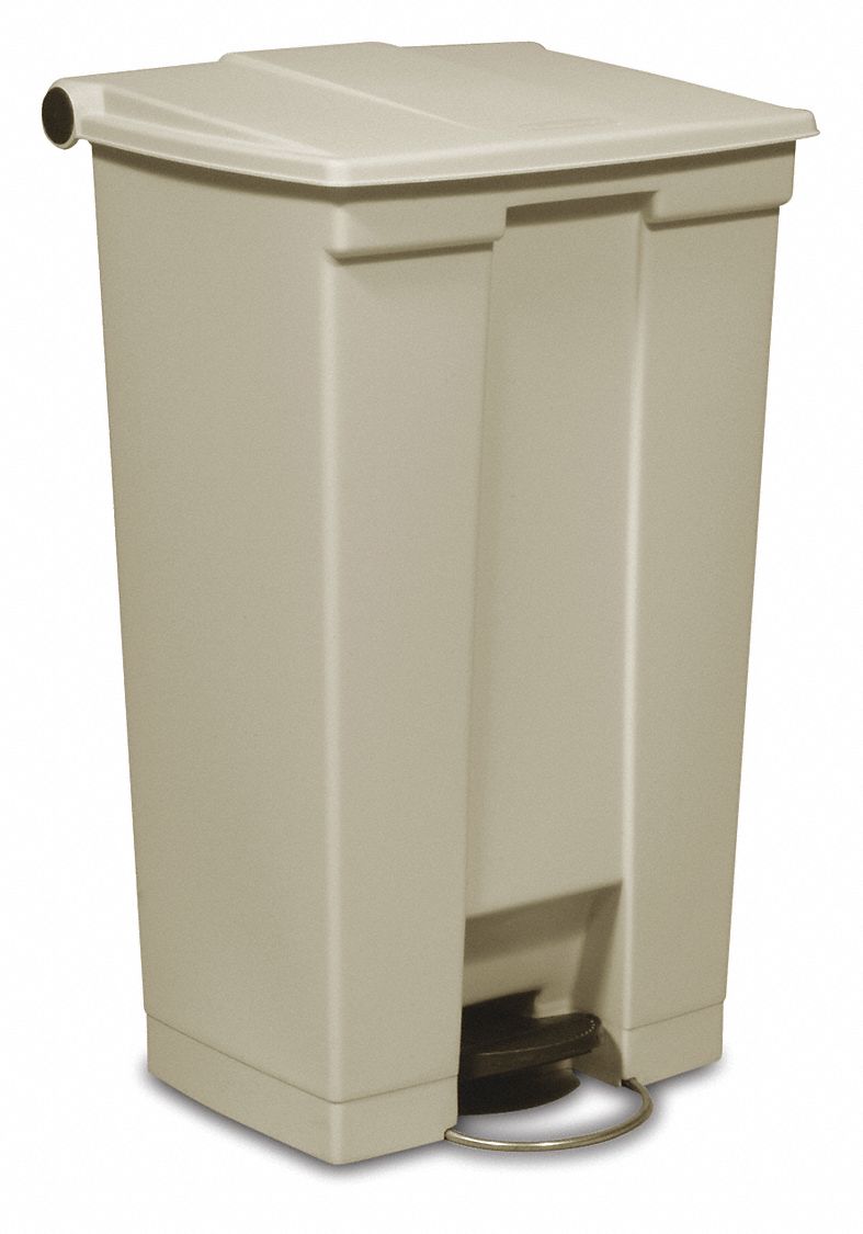 Rubbermaid® Domed Trash Can - 25 Gallon, Beige