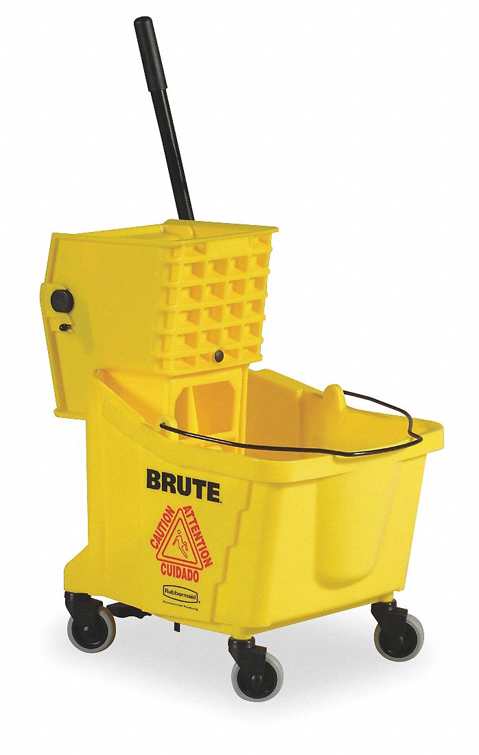 Amazon Com Mop Dual Bucket With Side Wringer 4 Gal Industrial Scientific